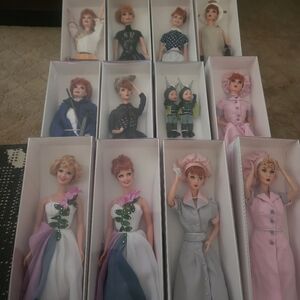 I Love Lucy Barbie Doll Collection 17pc